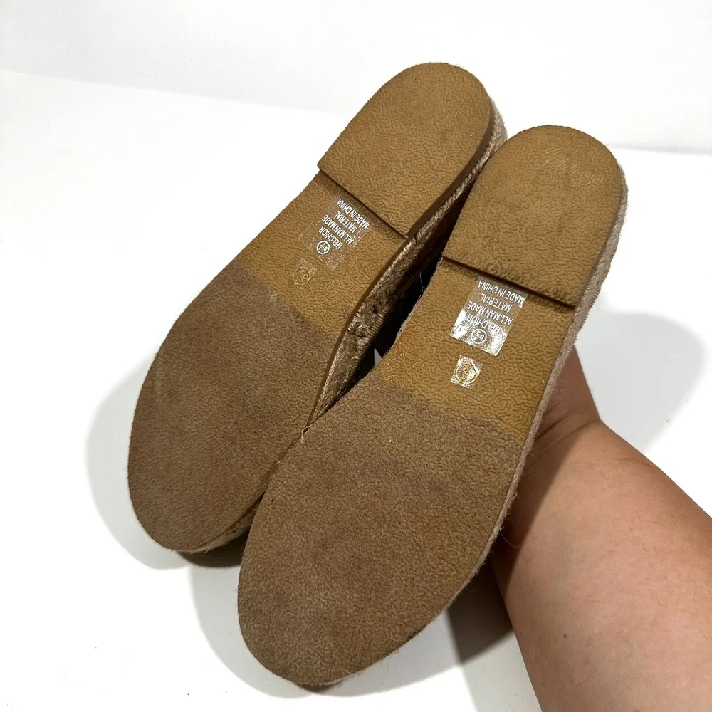 Catherine Malandrino [ Women 8.5 ] Sparkly Embellished Espadrilles Slip on Shoes